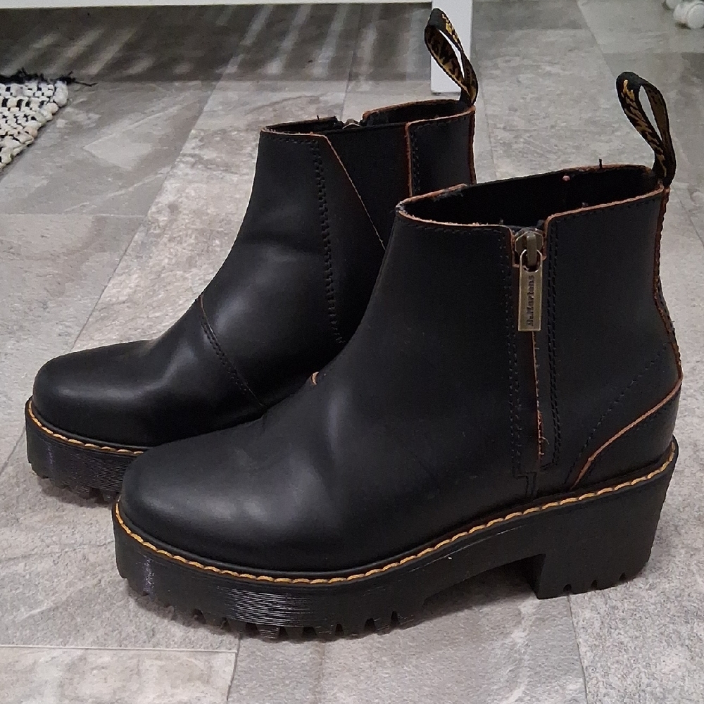 Dr. Martens Black Heeled Boots